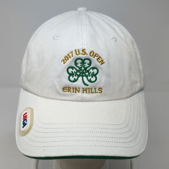 2017 U.S. Open Erin Hills Slideback Hat White One Size Embroidered USGA - Picture 2 of 10